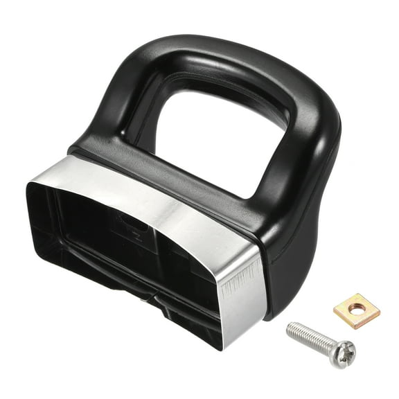 Uxcell Pot Side Handle Replacement Pressure Pan Steamer Sauce Pot Handle Black Silver 2pcs