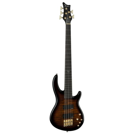 Dean Edge Pro 5-String Bass Guitar - Tiger Eye