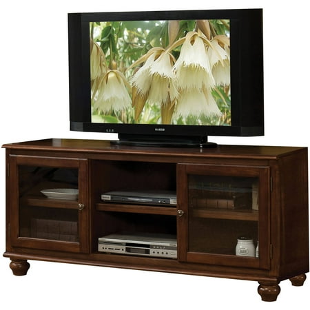 Contemporary Walnut Tv Stand - Acme Dita TV Stand for TVs up to 59