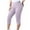 Pink, variant on POROPL Plus Size Capri Leggings Women Summer Stretch Knee Length Elastic Waist Leggings with Button Slit