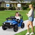thumbnail image 4 of CazToi Ride On Truck for Kids, 12V Battery Powered Toy Car with Remote Control, Spring Suspension, LED Headlight and Music, Dual 25W Toddler Electric Vehicles for Girls Boys 2-5, 4 of 9