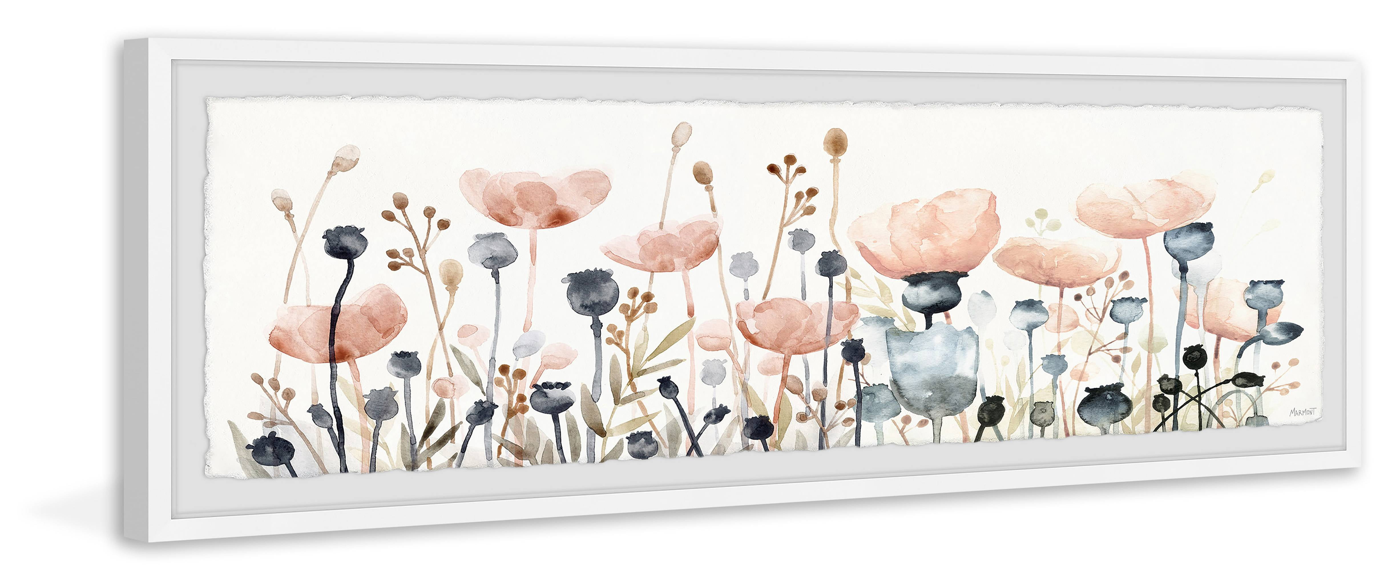 Marmont Hill Flowers and Buds Framed Wall Art