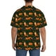 thumbnail image 3 of Fotbe Cute Little Foxes Camisa Estampada de Manga Corta para Hombre, Casual de Verano, Estilo Playero, Sin Arrugas-Large, 3 of 5