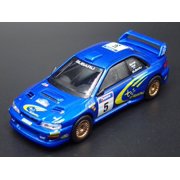 Open Box SUBARU IMPREZA WRC99 #5 RALLY 1:64 SCALE COLLECTIBLE DIORAMA DIECAST MODEL CAR