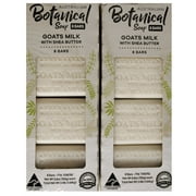 Australian Botanical Soap, Goats Milk with Shea Butter Pure Plant Oil Soap, 8 Bars - 6.8oz each