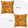 thumbnail image 3 of Haiem Thanksgiving Day Print Velvet Soft Solid Decorative Square Throw Pillow Covers Set with Elegant Piping Christmas Cushion Case for Sofa Bedroom Car-20"x20", 3 of 8