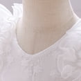 thumbnail image 7 of Tiijoy Newborn Girls Ruffle Flutter Sleeve Lace Dress Wedding Pageant Party Formal Gown, Sizes 0-6M, 7 of 7