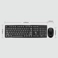 thumbnail image 4 of 2.4G LX710 Wireless Keyboard + Mouse for Desktop Computer Notebook white, 4 of 5