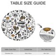thumbnail image 6 of Halloween Pattern Round Fitted Tablecloth with Elastic Edge,Dining Table Cover Waterproof,Outdoor Round Tablecloth for Camping,Dining,Indoor and Outdoor, 6 of 7