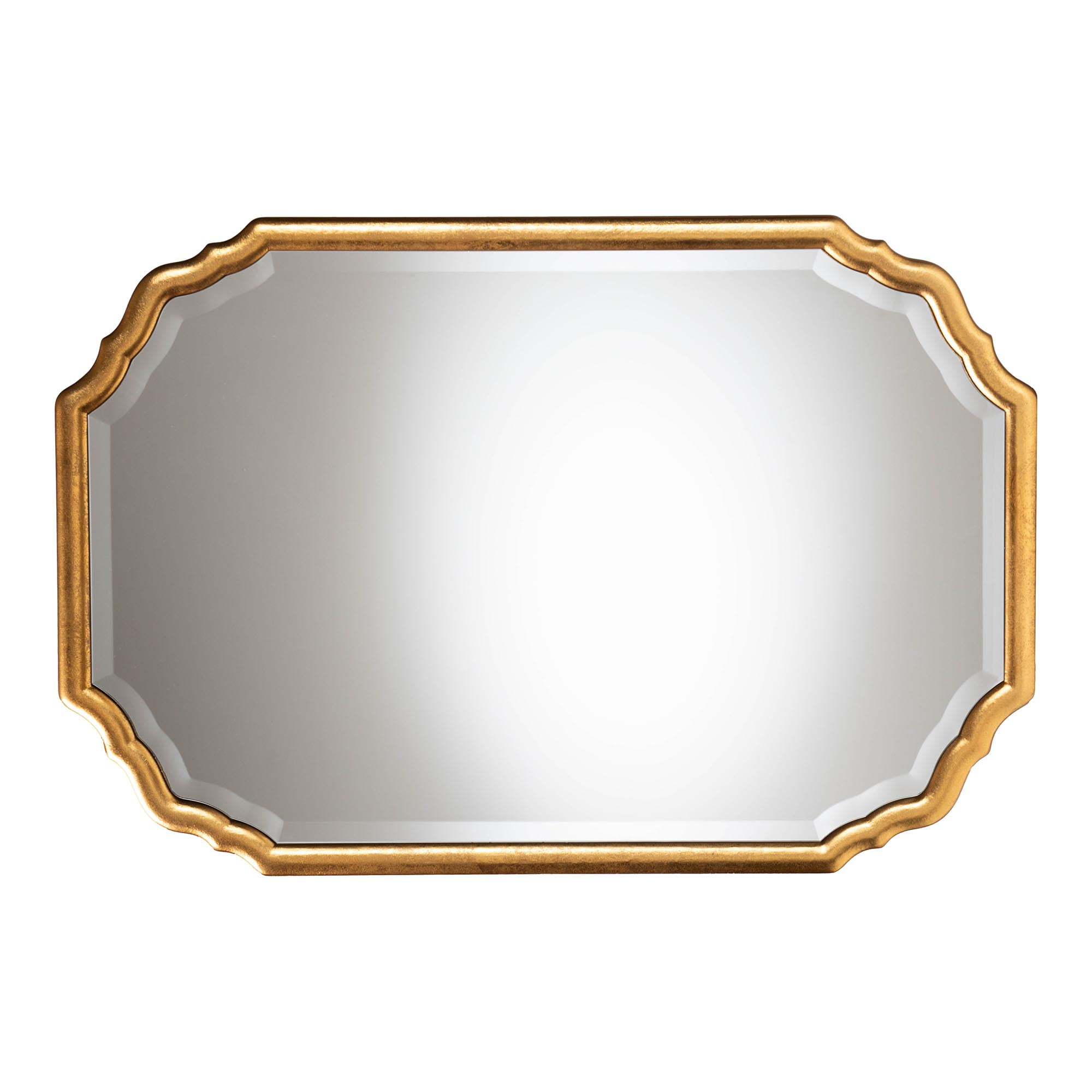 Baxton Studio Pacino Vintage Mirror, Antique Goldleaf