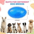 thumbnail image 2 of WuPing 4 Pcs Dog Toy Balls Spiky Squeaker Ball Largr Dog Puppy Chew Toys for Aggressive Chewers Training Fetch, 4.5 x 3.1 Inch, 2 of 7