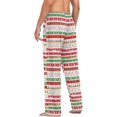 thumbnail image 6 of HPINK-T Mens Sleep Pajama Pants Set Bottoms Christmas Snowman Brown Fleece Lounge Sleepwear PJs S, 6 of 7