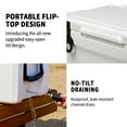 thumbnail image 5 of EchoSmile 35 qt. Rotomolded Cooler in White, 5 of 5