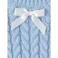 thumbnail image 2 of The Children's Place Girls Long Sleeve Cable Knit Bow Front Sweater, Sizes 12M-5T, 2 of 4
