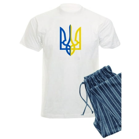 

CafePress - I Stand With Ukraine Flag Support Ukraine Pajamas - Men s Light Pajamas