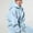 Light Blue, variant on AOOCHASLIY Women Suits Women's Solid Hooded Long Sleeved Sweater Casual Two-piece Long Sleeved Round Neck Shirt/shirt Set