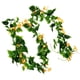 thumbnail image 5 of Vid artificial Morning Glory colgante de follaje falso decoración del hogar planta de vid de simulación, amarillo 2 piezas sidaley HA8951-01B, 5 of 6