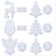 thumbnail image 1 of Lovely Angel Silicone Mold Hollow Christmas Art, 1 of 5