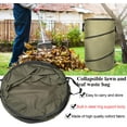 30 Gallon Collapsible Garden Bag/Trash Can Reusable Leaf Bag Pop Up