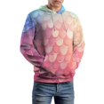 thumbnail image 5 of Colorful Fish Scale Pattern 3d Sweatshirts Hoodie Fashion Casual Personality Men's Women Street Hoodie Pullovers Long Sleeve Comfortable Top, 5 of 6