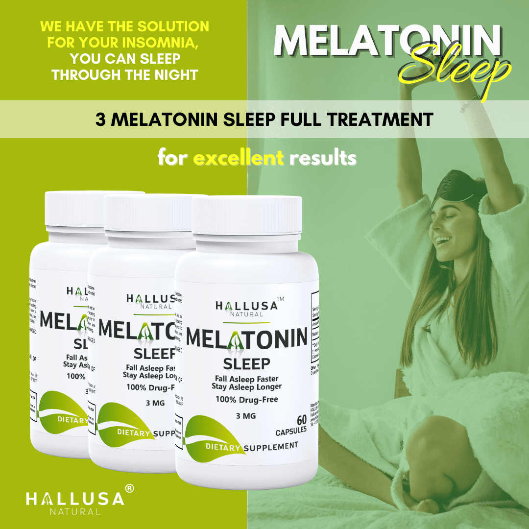 MELATONIN - Sleep Aid - Restful Sleep - Deep sleep - Relaxation - 60 Cap