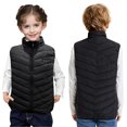 thumbnail image 6 of Zwiiyzr 6-14Y Heated Vest Heated Jacket for Boys Girls , Youth Kids Jackets Vest Winter Coats 13 Heating Zones Heated Clothing [Battery Not Included] Black, 6 of 8