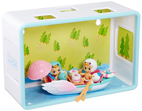 Twozies Two-Playful Cafe Playset  with Tea Cup Roundabout & 2 Exclusive Figures 