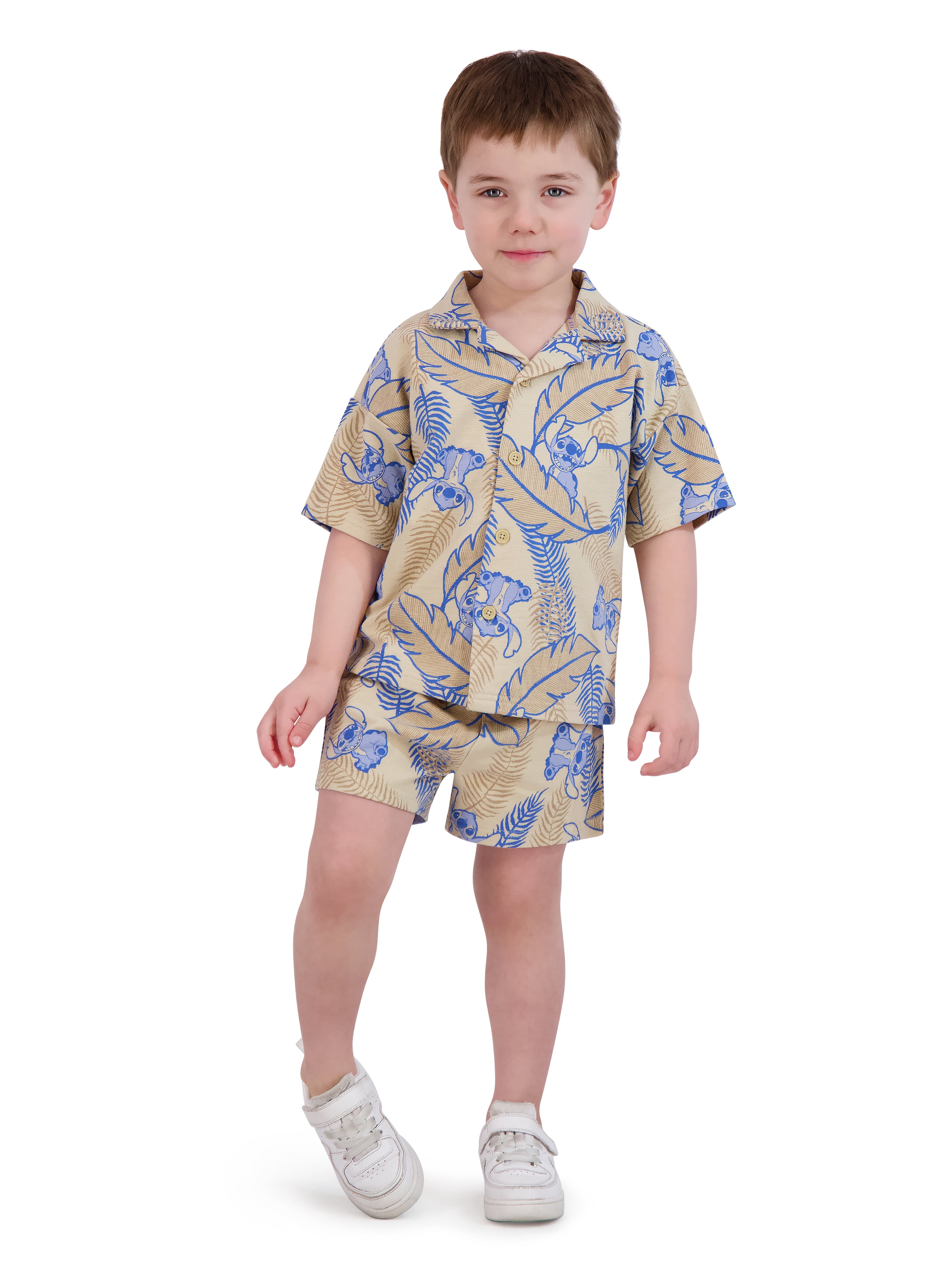 Lilo & Stitch Toddler Boy Resort Short Set, Sizes 12 Months-5T