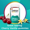 thumbnail image 5 of Centrum Focus and Clarity Focus Supplement Gummies, 250 Mg Cognizin Citicoline, 30 Ct, 5 of 10