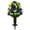 Purple, variant on Sympathy Silks Artificial Purple Flowers for Cemetery with Vase Bouquet