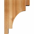 thumbnail image 3 of 4"W x 12"D x 16"H Mediterranean Rough Sawn Corbel, Western Red Cedar, 3 of 9