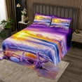 thumbnail image 2 of Erosebridal Starfish Beach Coverlet Set King,Ocean Wave Bedding Set,Nautical Decoration,Ultra Soft,3 Pieces, 2 of 5