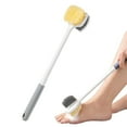 thumbnail image 6 of Long Handle Foot Cleaning Brush, Yghoky Long Handle Foot Brush Exfoliating & Cleansing Brush for Dead Skin Back Washing and Full Body Scrub, 6 of 9