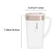 thumbnail image 3 of Hervidor de agua fría de 1,3 L con filtro de grifo para refrigerador Dispensador infusor de frutas de gran capacidad con tapa superior con grifo Jarra de limonada de plástico para té helado, 3 of 8