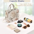 thumbnail image 5 of FORMRS Womens Corduroy Tote Bag Crossbody Shoulder Handbag with Pocket, Lace and Floral, 5 of 7