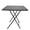 Black, variant on TidBay Foldable Dinner Table Square Solid MDF 4 Persons Home office Study Computer Desk Home Improvement