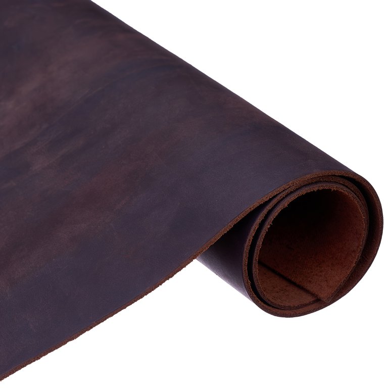 Genuine Crazy Horse Leather Sheets Square Vintage Textured Full