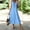 Sky Blue, variant on Casual Sleeveless Long Dress for Women A Line Loose Fit Solid Color Maxi Dress Summer Beach Sundress