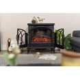 thumbnail image 5 of E-Flame USA Denali 28" XL Freestanding Portable Electric Fireplace - Matte Black, 5 of 9