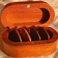 thumbnail image 5 of ELAYARD 1Set Guitar Picks Case Storage Organizer with Assorted Color Wood Picks and Practical Holder, 5 of 5