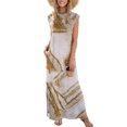 thumbnail image 1 of Vestido Zeagoo para mujer, casual, floral, largo, verano, playa, talla M, 1 of 7
