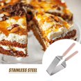 thumbnail image 1 of Cortador de tartas genérico SHAPERME, cortador de tartas para rebanadas uniformes, pala para tartas de acero inoxidable, utensilio para tartas con diseño de doble mango, cortador de tartas para, 1 of 8