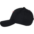 thumbnail image 3 of Fila Unisex Heritage Adjustable Baseball Cap hat with Embroidered Logo Black, 3 of 4