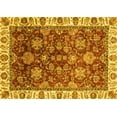 thumbnail image 1 of Ahgly Company Indoor Rectangle Oriental Yellow Traditional Area Rugs, 6' x 9', 1 of 4