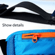 thumbnail image 3 of Riñonera para correr con correas ajustables para hombres y mujeres para correr, ciclismo, senderismo, crossfit, entrenamiento, negro, 3 of 5
