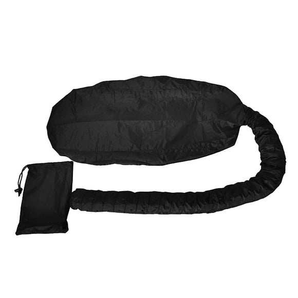 PinesC Bonnet Doux pour Sèche-Cheveux Réduit la Chaleur Autour des Oreilles et du Cou pour des Longues Sessions - Utilisé pour le Coiffage, le Conditionnement en Profondeur et le Séchage des Cheveux (Noir)