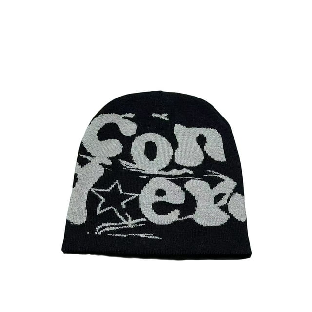 Gorro de punto cálido de otoño e invierno, gorro de jacquard de doble cara, gorro de lana de punto para hombre y mujer