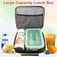 thumbnail image 2 of Biwat Kids Lunch Box, Game Theme Lunch Bag for Kids, Portable Waterproof Boys Lunch Box, Practical Lunch Kit for School Office Travel Picnic, 2 of 4