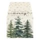 thumbnail image 2 of Camino de mesa navideño con árboles y copos de nieve. Decoración invernal para la cocina y el comedor, ideal para fiestas en interiores y exteriores. Medidas: 33 x 183 cm (13 x 72 pulgadas). Material:, 2 of 6