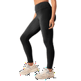 thumbnail image 3 of Women's High Waisted Candy Color Leggings - Buttery Smooth & Soft Yoga, Black, Large/X-Large, 3 of 5
